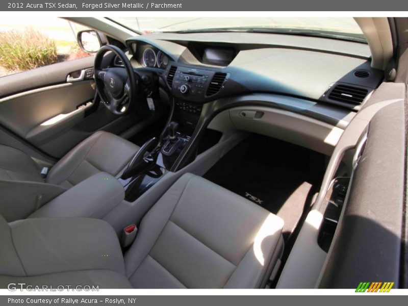 Forged Silver Metallic / Parchment 2012 Acura TSX Sedan