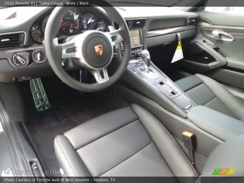 Black Interior - 2015 911 Turbo Coupe 