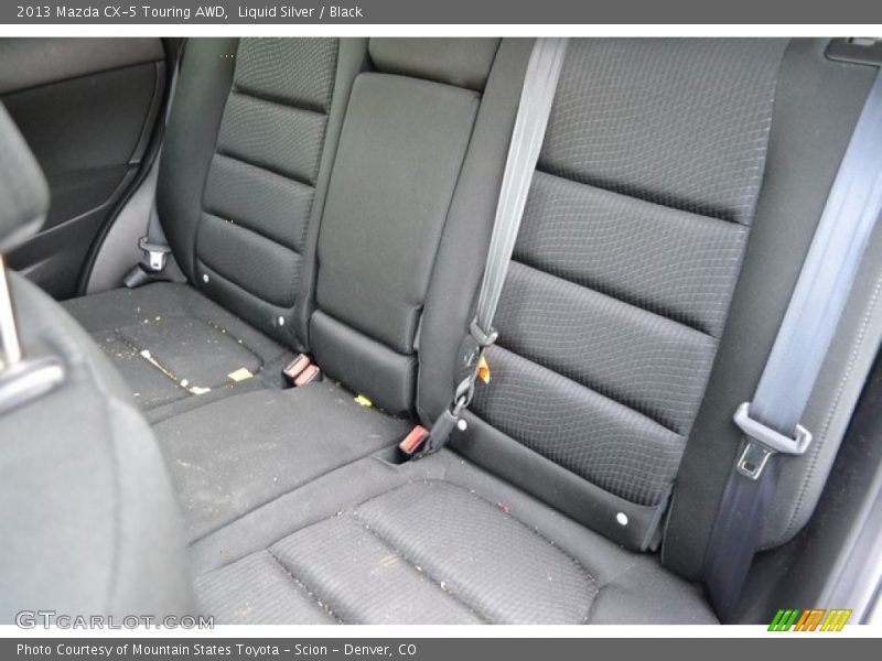 Liquid Silver / Black 2013 Mazda CX-5 Touring AWD