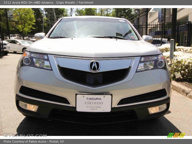 Grigio Metallic / Parchment 2012 Acura MDX SH-AWD Advance