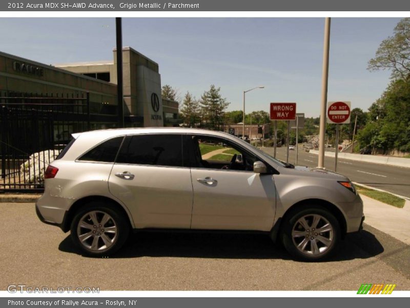 Grigio Metallic / Parchment 2012 Acura MDX SH-AWD Advance