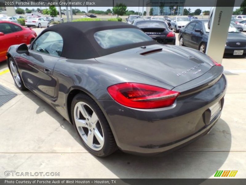 Agate Grey Metallic / Black 2015 Porsche Boxster
