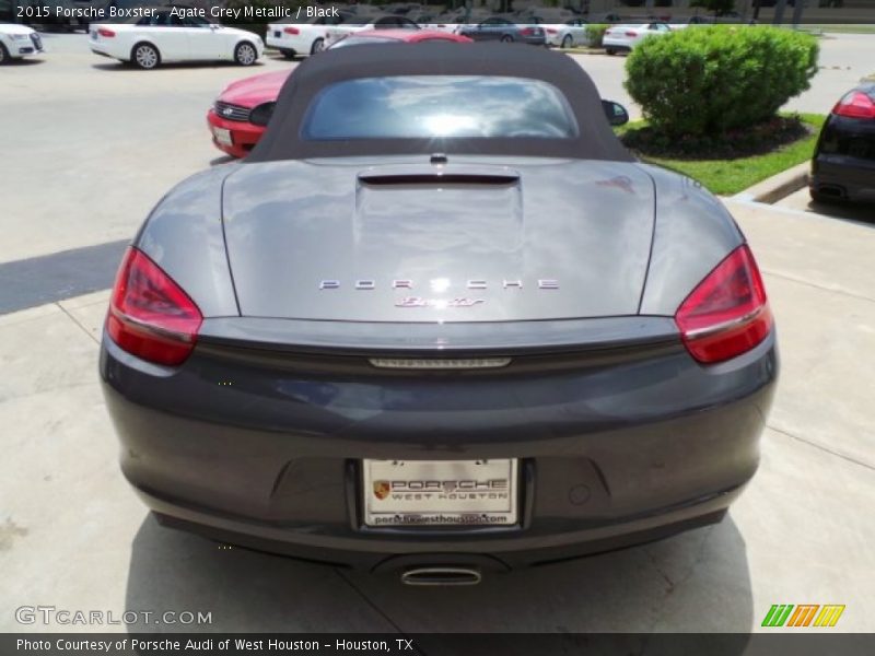 Agate Grey Metallic / Black 2015 Porsche Boxster