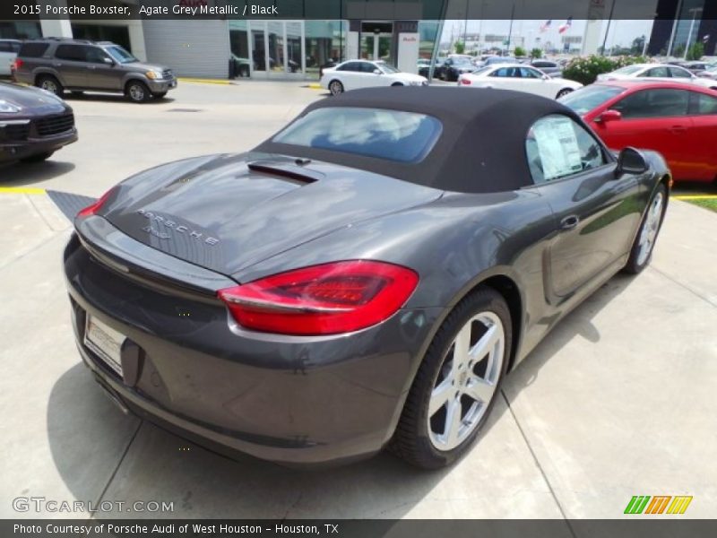 Agate Grey Metallic / Black 2015 Porsche Boxster