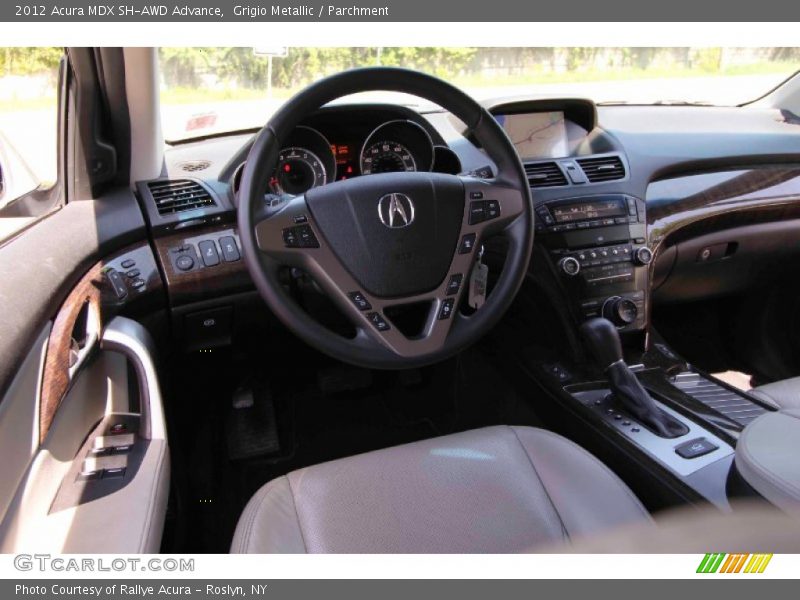Grigio Metallic / Parchment 2012 Acura MDX SH-AWD Advance