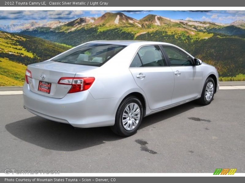 Classic Silver Metallic / Light Gray 2012 Toyota Camry LE