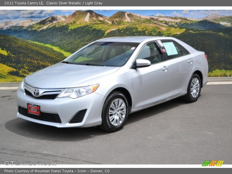 Classic Silver Metallic / Light Gray 2012 Toyota Camry LE