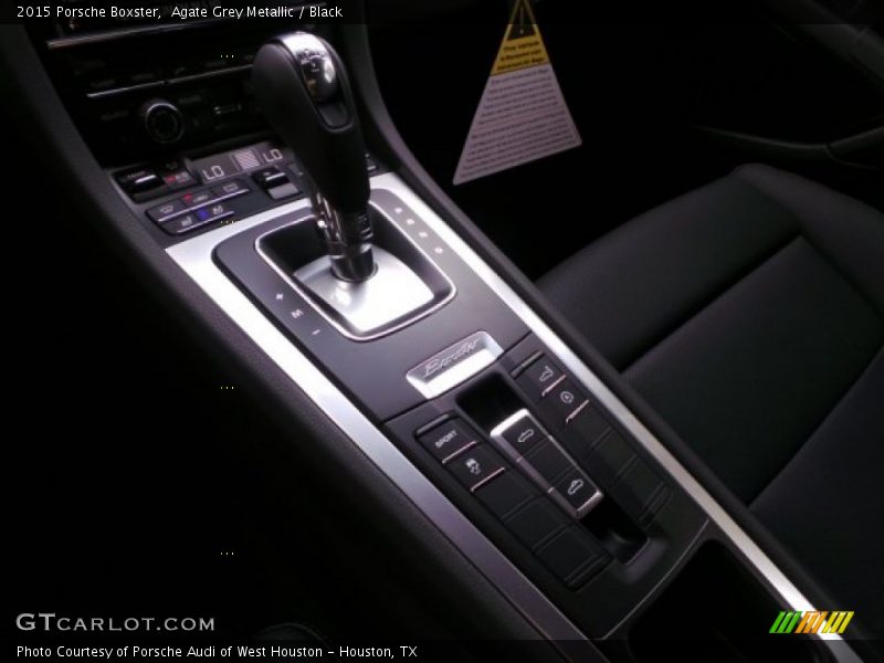 Agate Grey Metallic / Black 2015 Porsche Boxster