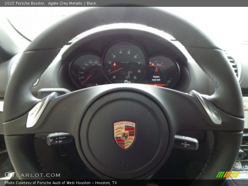 Agate Grey Metallic / Black 2015 Porsche Boxster