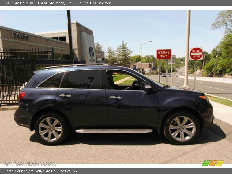 Bali Blue Pearl / Graystone 2013 Acura MDX SH-AWD Advance