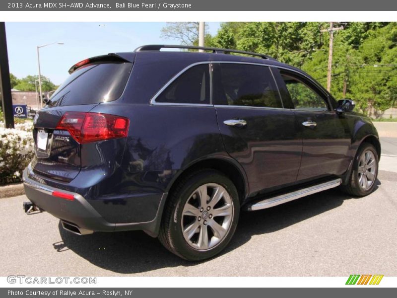 Bali Blue Pearl / Graystone 2013 Acura MDX SH-AWD Advance