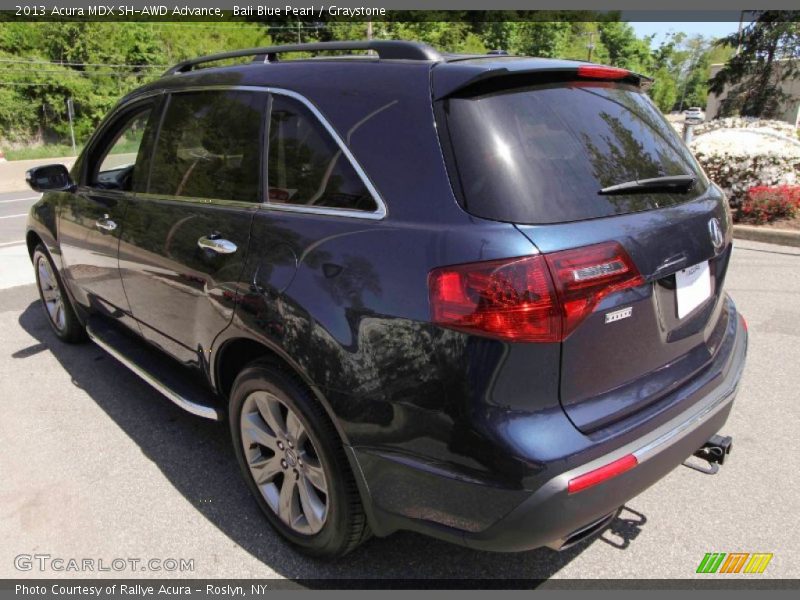Bali Blue Pearl / Graystone 2013 Acura MDX SH-AWD Advance