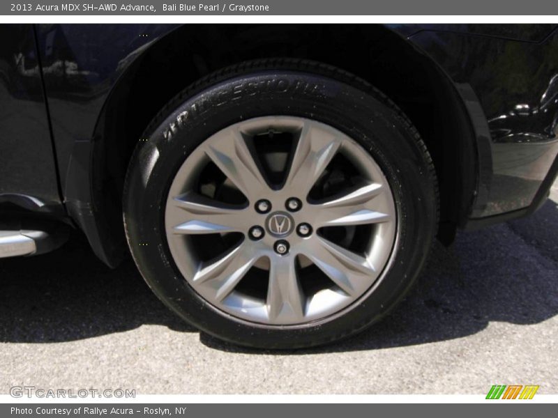 Bali Blue Pearl / Graystone 2013 Acura MDX SH-AWD Advance