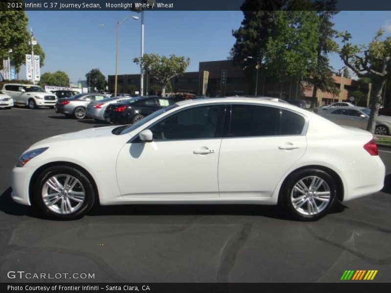 Moonlight White / Wheat 2012 Infiniti G 37 Journey Sedan