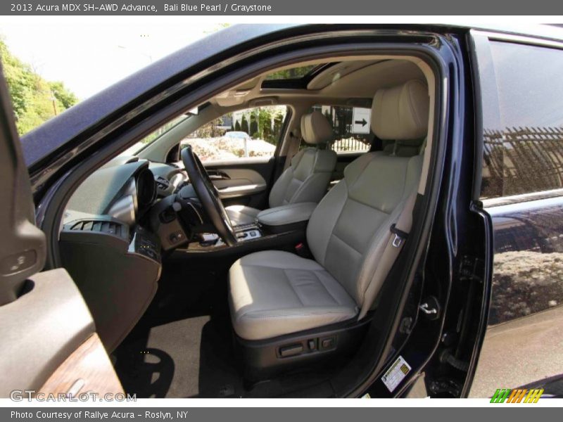 Bali Blue Pearl / Graystone 2013 Acura MDX SH-AWD Advance