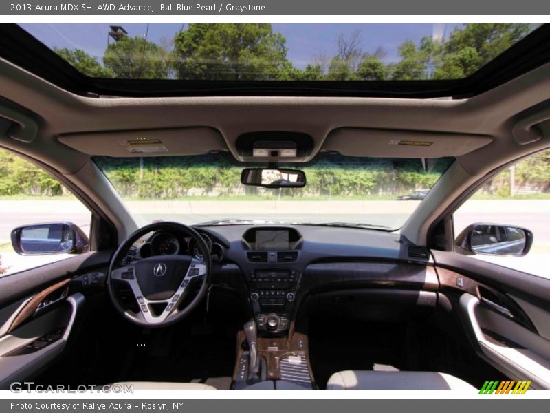 Bali Blue Pearl / Graystone 2013 Acura MDX SH-AWD Advance