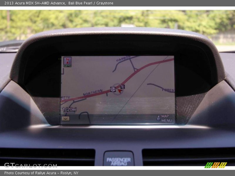 Bali Blue Pearl / Graystone 2013 Acura MDX SH-AWD Advance