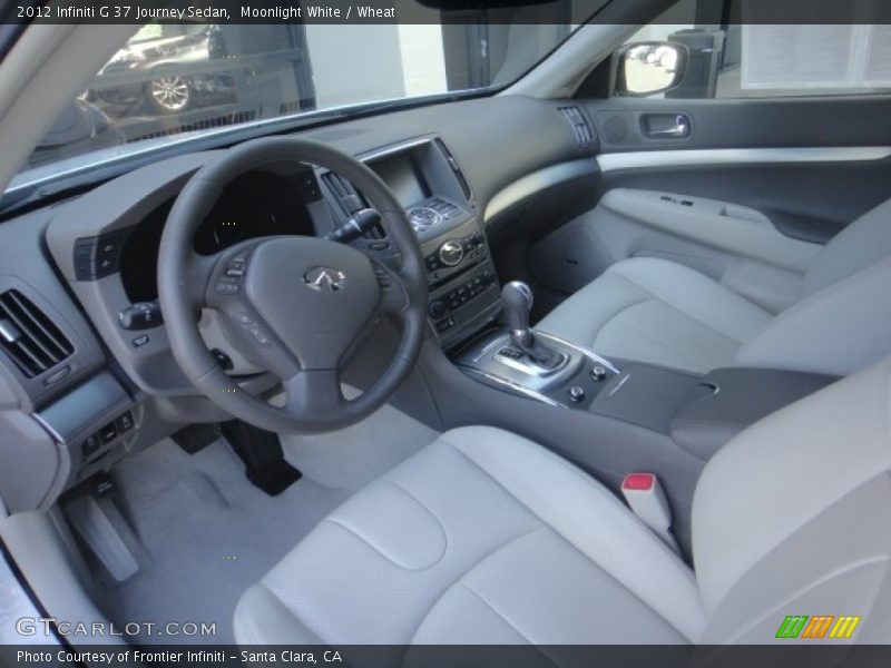 Moonlight White / Wheat 2012 Infiniti G 37 Journey Sedan