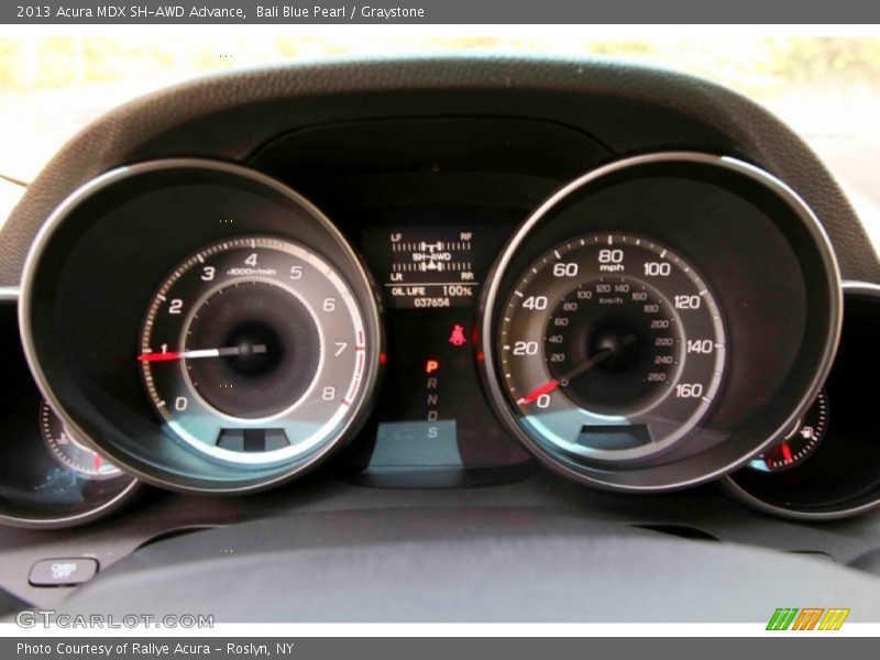 Bali Blue Pearl / Graystone 2013 Acura MDX SH-AWD Advance