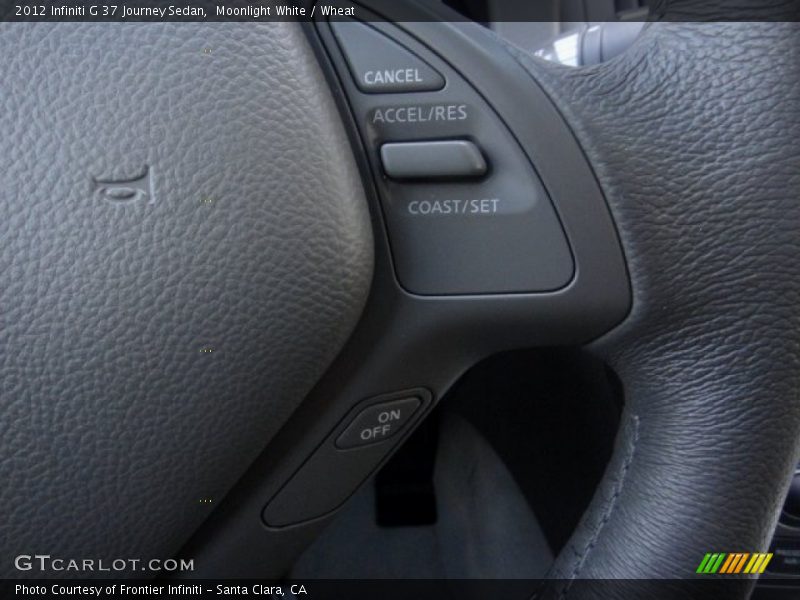 Moonlight White / Wheat 2012 Infiniti G 37 Journey Sedan