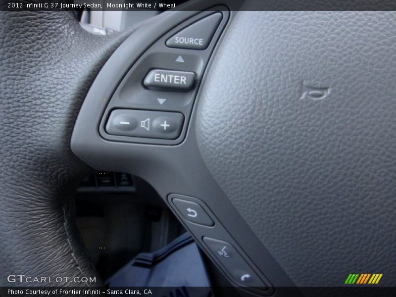 Moonlight White / Wheat 2012 Infiniti G 37 Journey Sedan