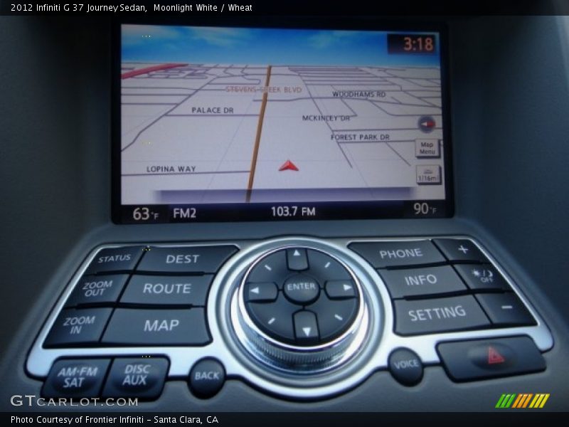 Moonlight White / Wheat 2012 Infiniti G 37 Journey Sedan