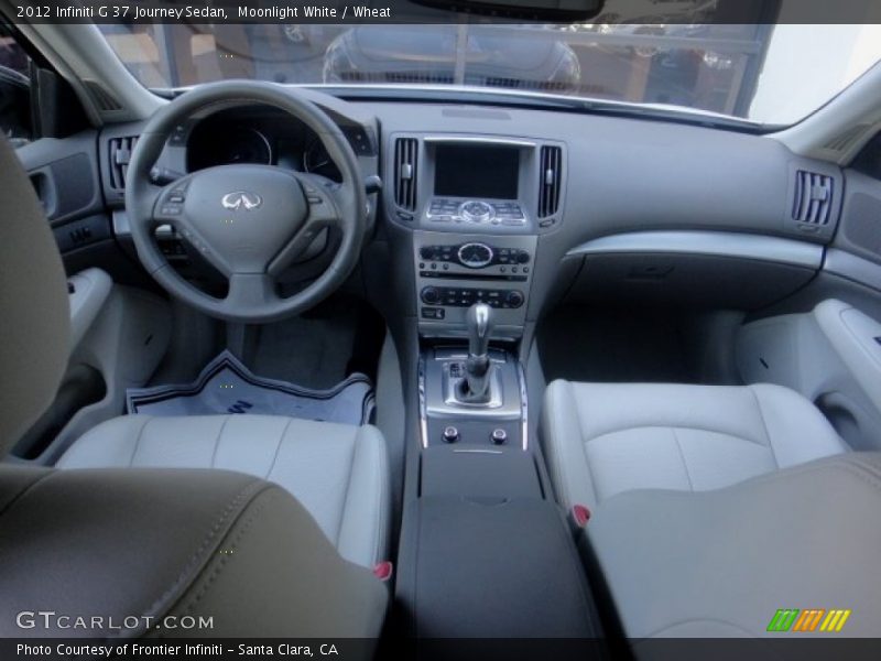 Moonlight White / Wheat 2012 Infiniti G 37 Journey Sedan