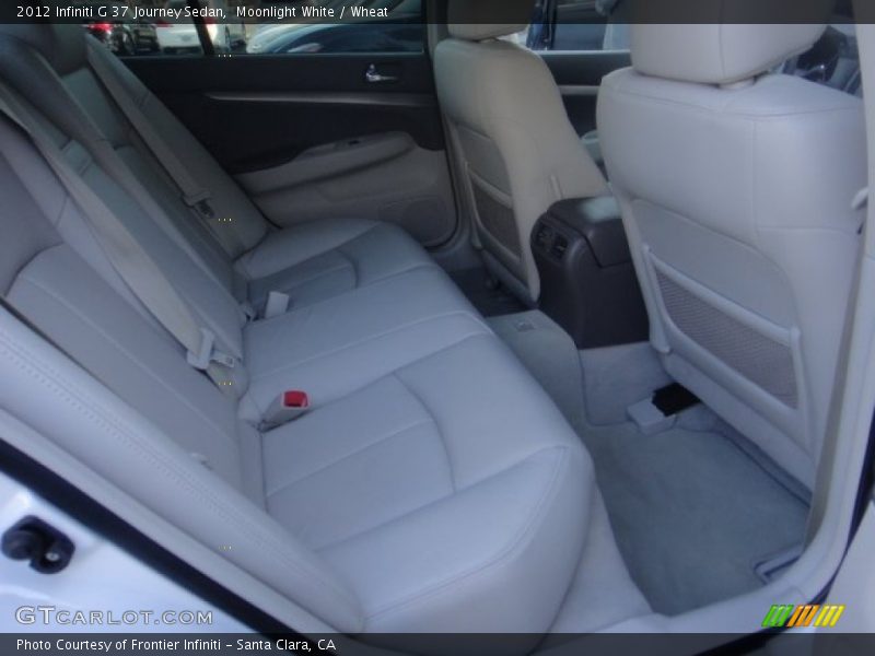 Moonlight White / Wheat 2012 Infiniti G 37 Journey Sedan