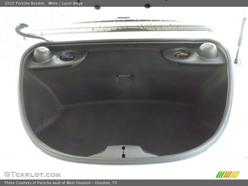 White / Luxor Beige 2015 Porsche Boxster