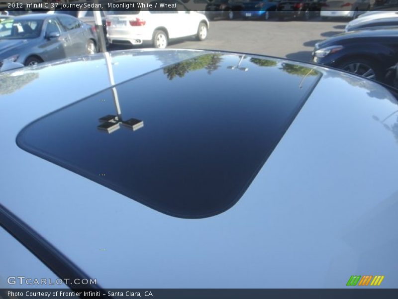 Moonlight White / Wheat 2012 Infiniti G 37 Journey Sedan