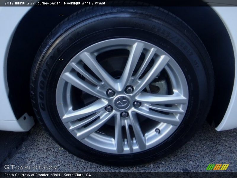 Moonlight White / Wheat 2012 Infiniti G 37 Journey Sedan