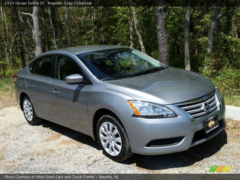 Magnetic Gray / Charcoal 2014 Nissan Sentra SV