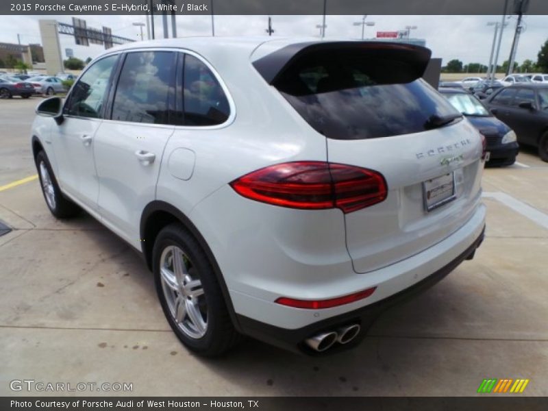 White / Black 2015 Porsche Cayenne S E-Hybrid