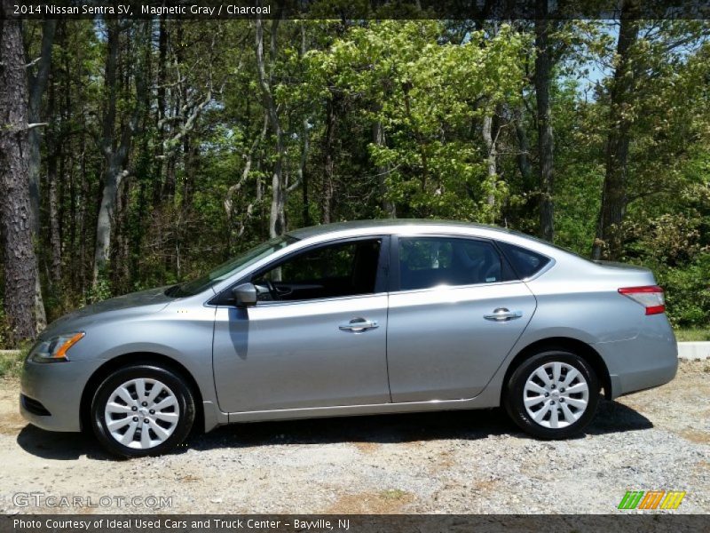 Magnetic Gray / Charcoal 2014 Nissan Sentra SV