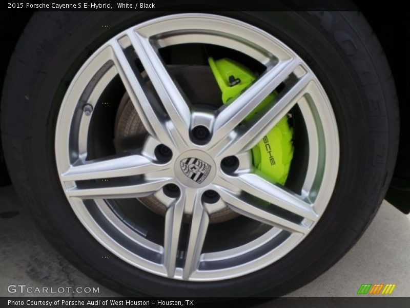 White / Black 2015 Porsche Cayenne S E-Hybrid