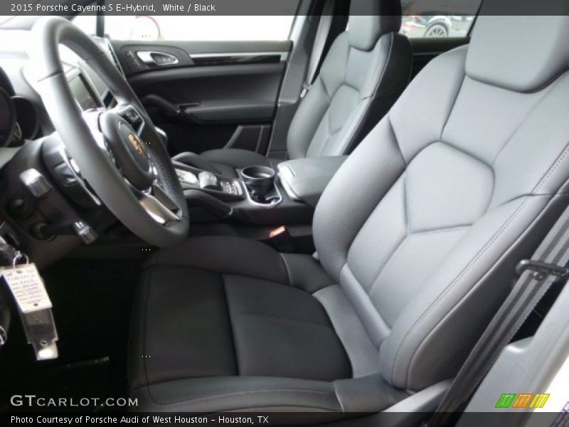 White / Black 2015 Porsche Cayenne S E-Hybrid