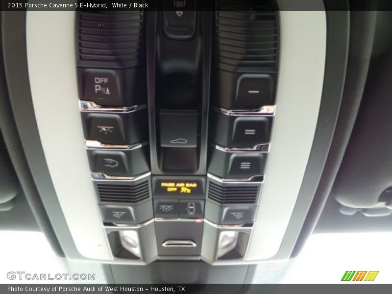White / Black 2015 Porsche Cayenne S E-Hybrid