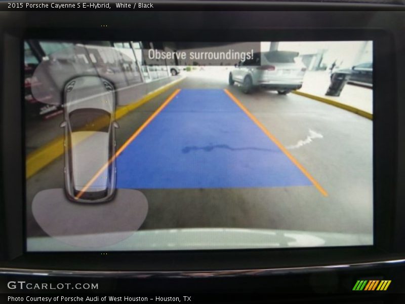 White / Black 2015 Porsche Cayenne S E-Hybrid