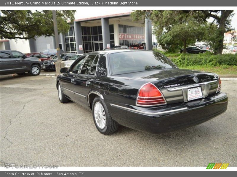 Black / Medium Light Stone 2011 Mercury Grand Marquis LS Ultimate Edition