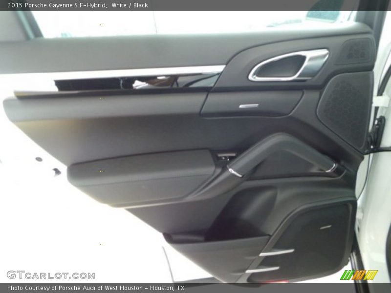 White / Black 2015 Porsche Cayenne S E-Hybrid