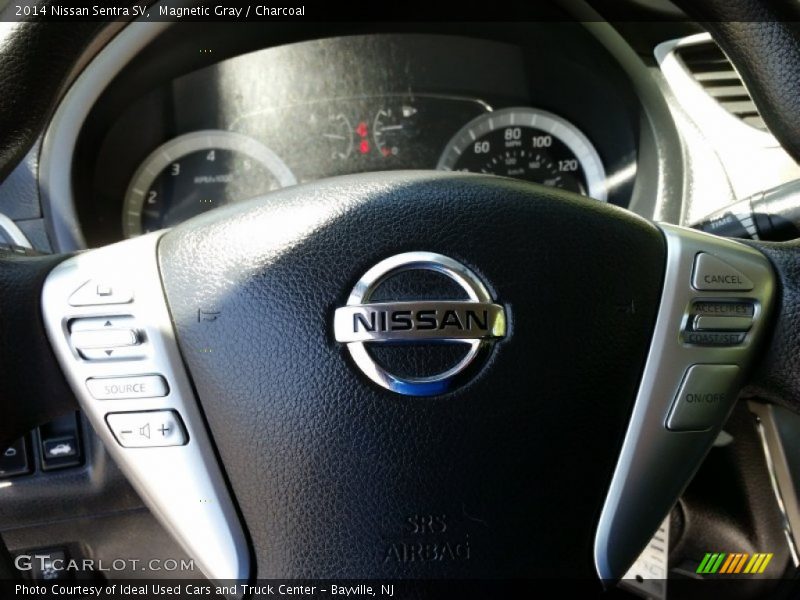 Magnetic Gray / Charcoal 2014 Nissan Sentra SV