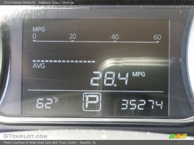 Magnetic Gray / Charcoal 2014 Nissan Sentra SV