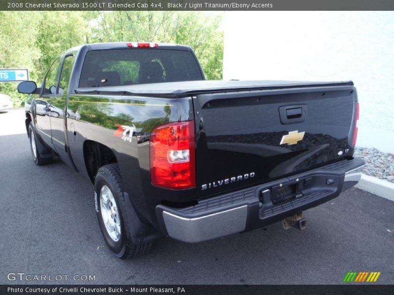 Black / Light Titanium/Ebony Accents 2008 Chevrolet Silverado 1500 LT Extended Cab 4x4
