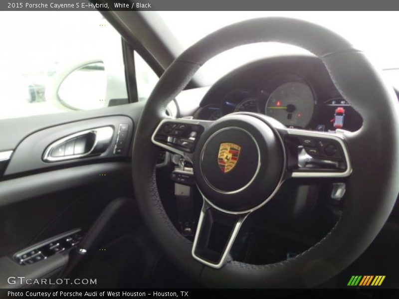 White / Black 2015 Porsche Cayenne S E-Hybrid