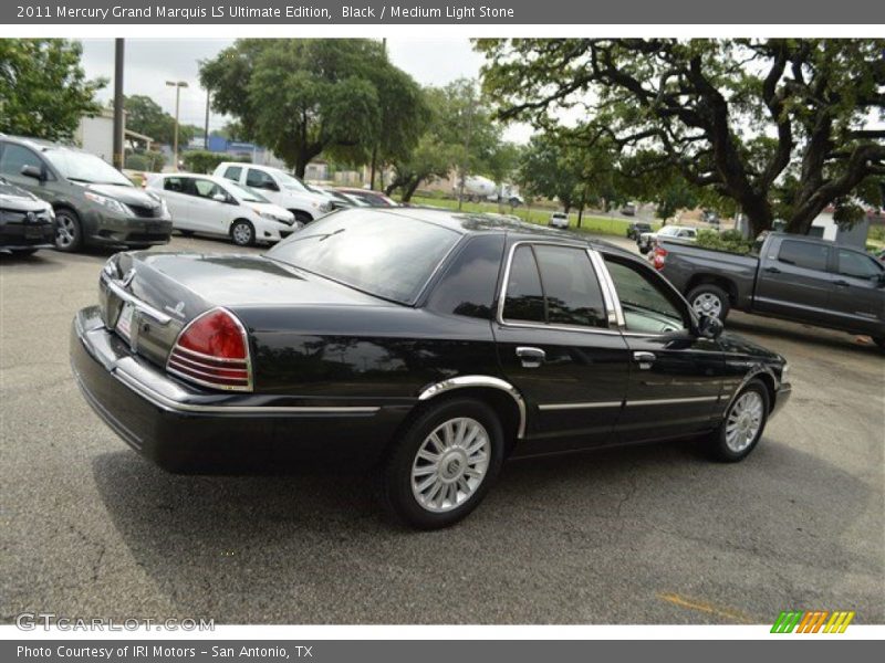 Black / Medium Light Stone 2011 Mercury Grand Marquis LS Ultimate Edition