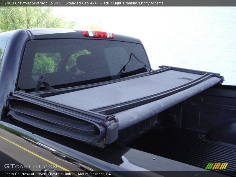 Black / Light Titanium/Ebony Accents 2008 Chevrolet Silverado 1500 LT Extended Cab 4x4