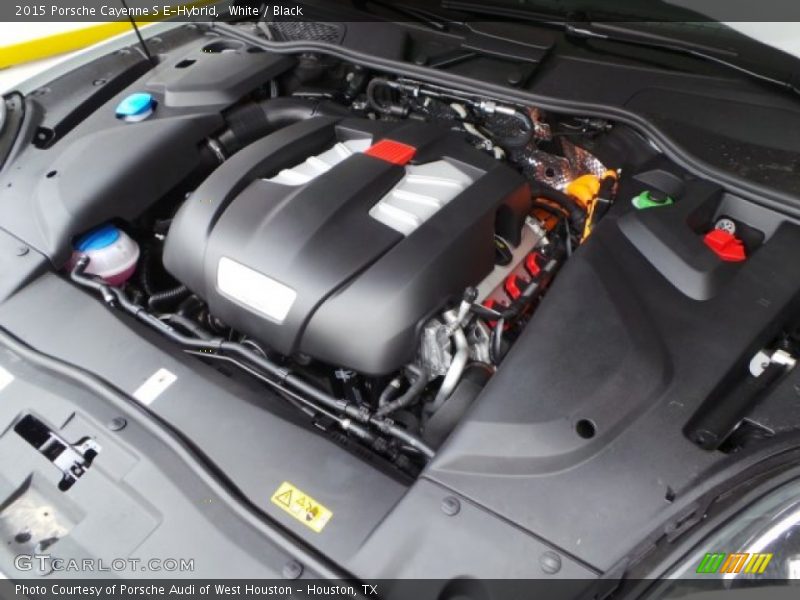 White / Black 2015 Porsche Cayenne S E-Hybrid