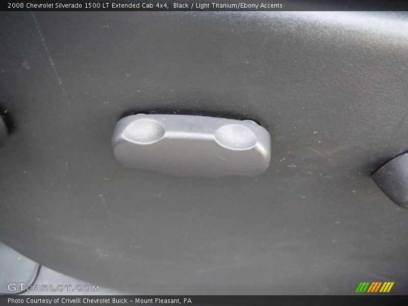 Black / Light Titanium/Ebony Accents 2008 Chevrolet Silverado 1500 LT Extended Cab 4x4