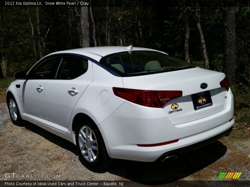 Snow White Pearl / Gray 2012 Kia Optima LX