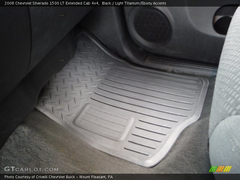 Black / Light Titanium/Ebony Accents 2008 Chevrolet Silverado 1500 LT Extended Cab 4x4